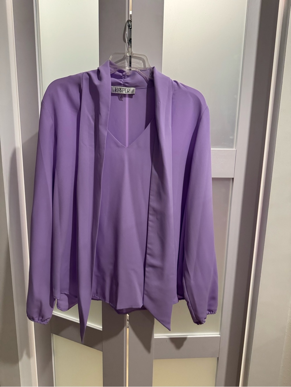 Kasper Lavender Blouse